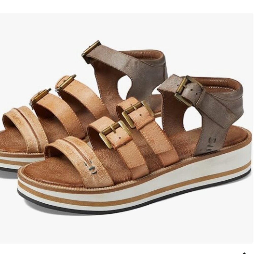 NEW Bed Stu Jude Sandals Leather For Women 3J7 - Picture 3 of 5